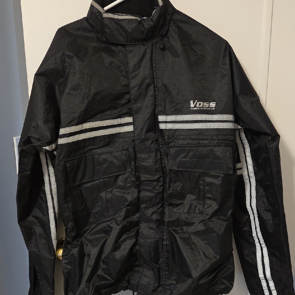 Men's Black Motorcycle rain gear